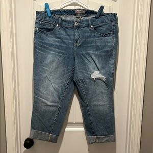 Torrid Women's Blue Distressed Jeans